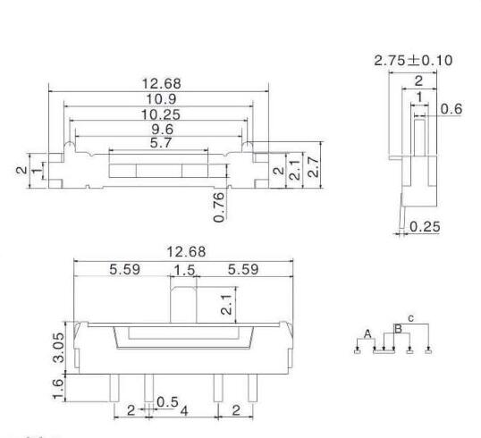 雙復位撥動開關規(guī)格書