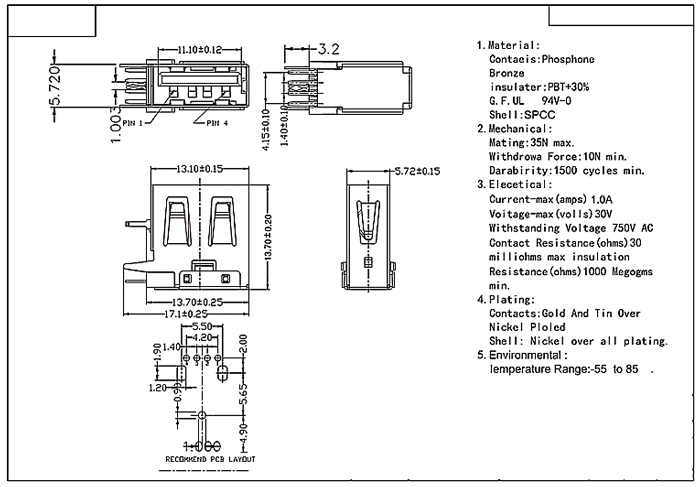 USB2.0設(shè)計圖紙