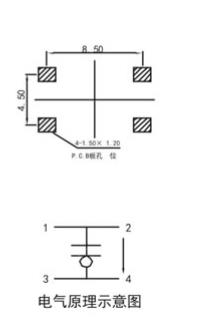 6x6x4.3防水輕觸開關(guān)電路圖.jpg 6x6x4.3防水輕觸開關(guān)電路圖.jpg