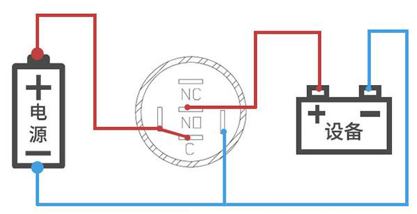 金屬按鈕開關(guān)第三種接線圖步驟 金屬按鈕開關(guān)第三種接線圖步驟