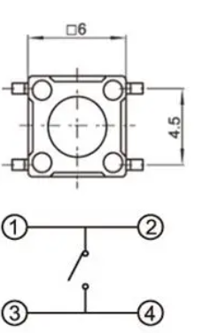 輕觸開關(guān)接線圖 輕觸開關(guān)接線圖